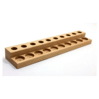 2 Tier Riser 10 Roll on & 10 holes for 5 to 15 mil vials Rack #210