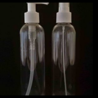 8 oz Bottle 2 spray top and 4 Lotion Pump