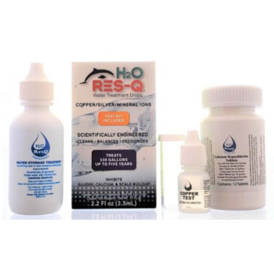 H2OResQ Emergency Water Storage Treatment Kit