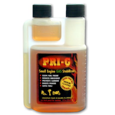 PRI-G Small Engine Gas & Ethanol Stabilizer 8 oz. Treats 20 gallons