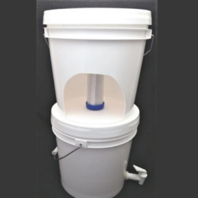 Nano Fiber Gravity Water Filter Kit 7.5 x 2.5